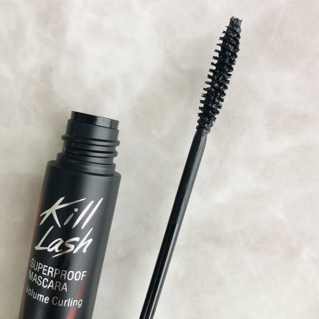 キル ラッシュ スーパープルーフ マスカラ 02 VOLUME CURLING/CLIO/マスカラを使ったクチコミ（2枚目）