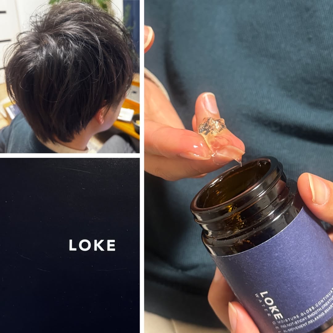 LOKE WATER GEL/LOKE/ヘアジェルを使ったクチコミ（3枚目）