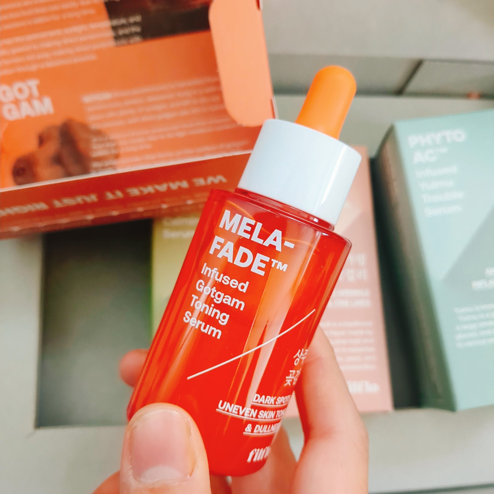 メラフェードインフューズド 干し柿トーニングセラム/FILFLO/美容液を使ったクチコミ（2枚目）