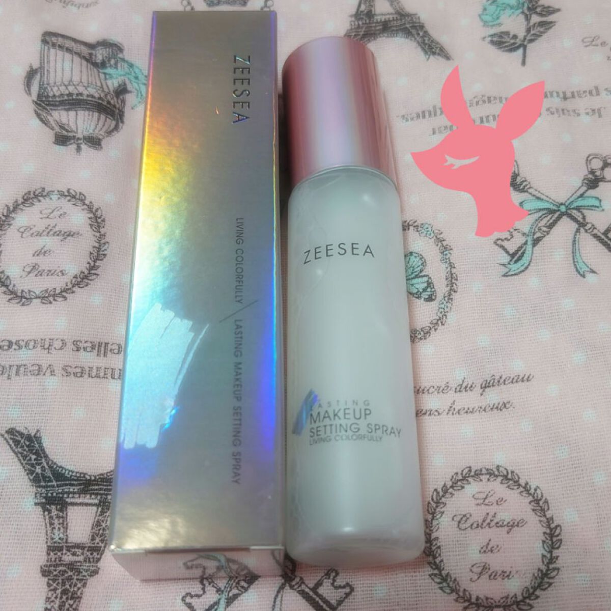 メタバースピンクシリーズ  ローリンスターメイクキープスプレー イリプティカルギャラクシー(オイルコントロール)/ZEESEA/ミスト状化粧水を使ったクチコミ（1枚目）