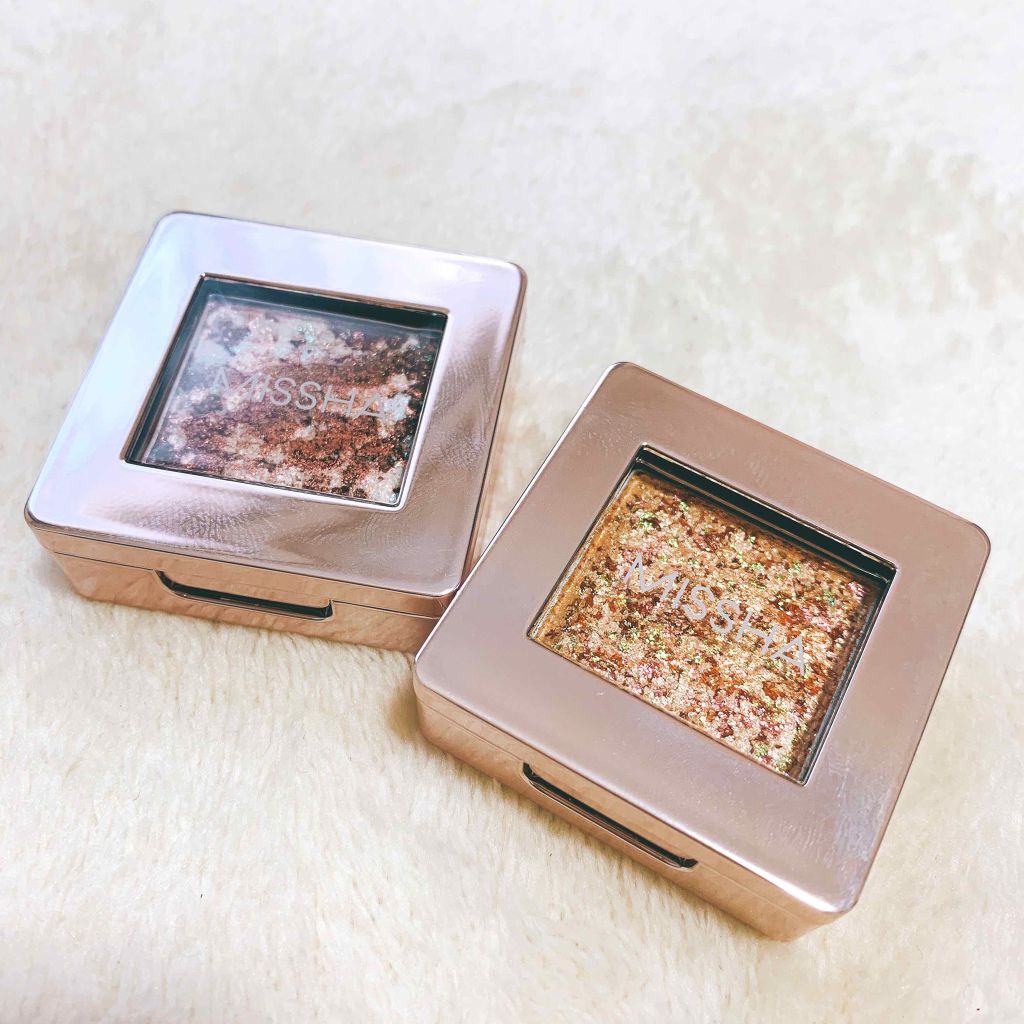 グリッタープリズム シャドウ/MISSHA/グリッターを使ったクチコミ（1枚目）