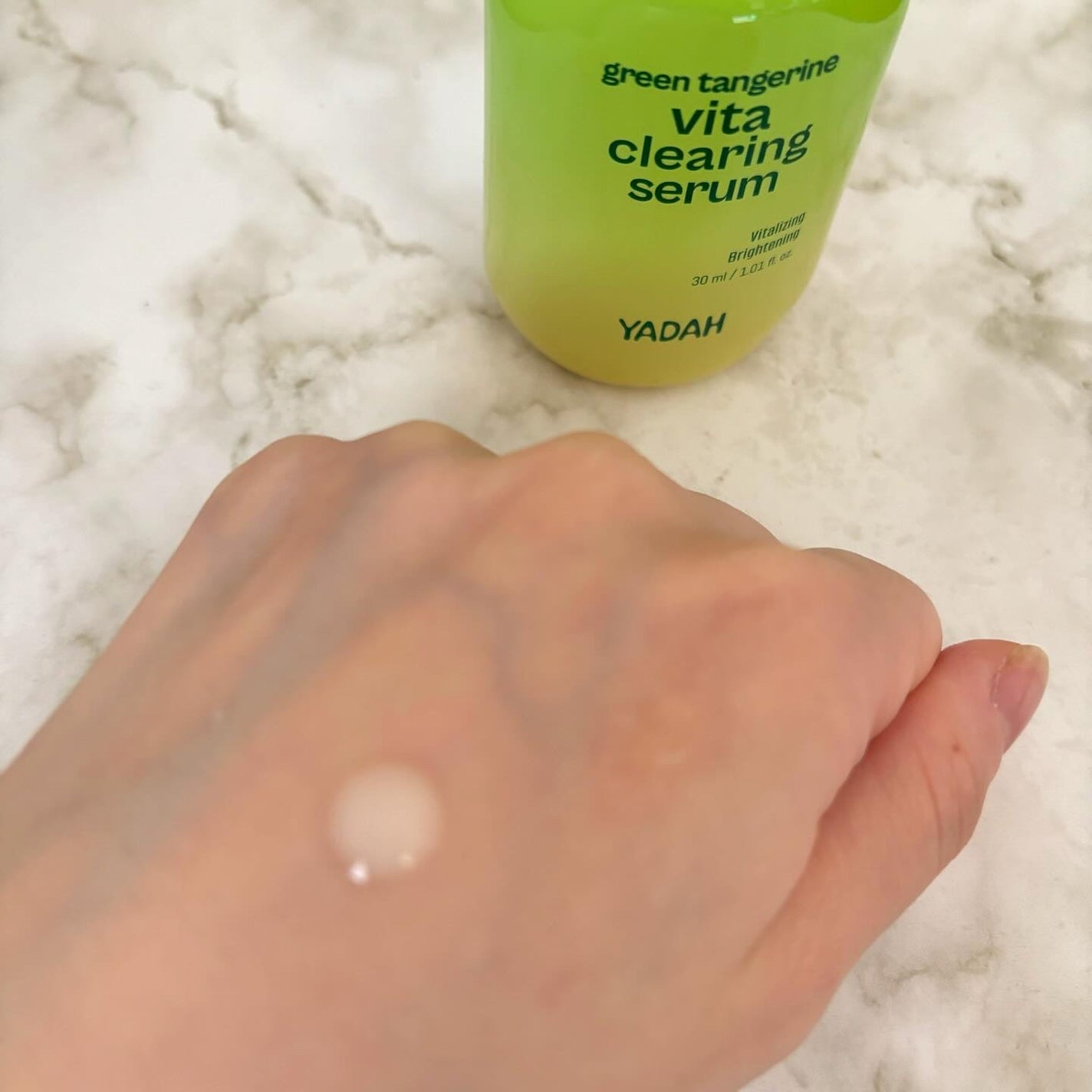 青みかんビタセラム/YADAH/美容液を使ったクチコミ(3枚目)
