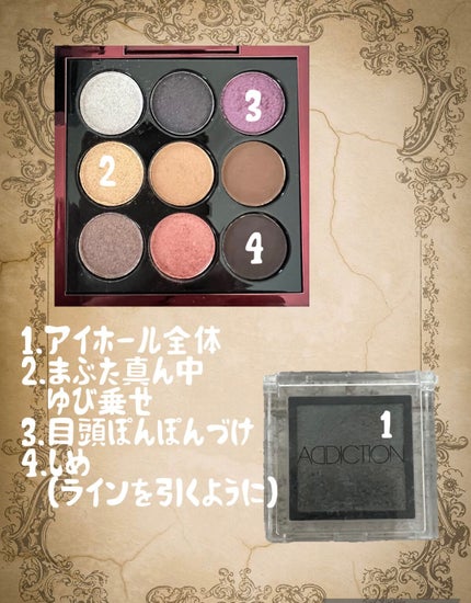 スモール アイシャドウ × 9 エイジ エイント ナッシング/M・A・C/アイシャドウパレットを使ったクチコミ(3枚目)