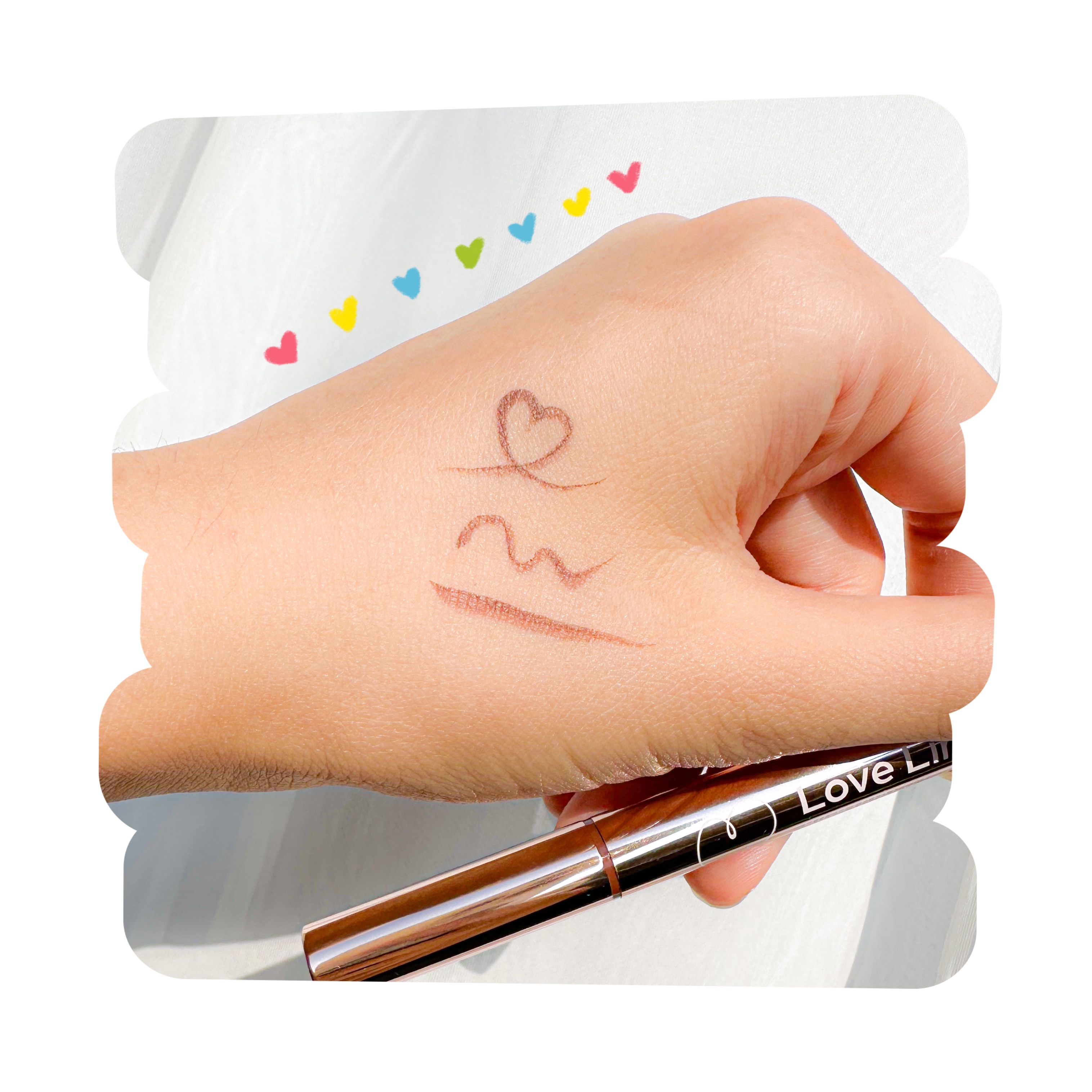 リキッドアイライナーR4 ミルクブラウン/ラブ・ライナー/リキッドアイライナーを使ったクチコミ（2枚目）