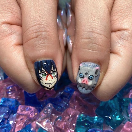 ちっちみ🩵ブルベ冬×フェミニン on LIPS 「♡#フォローミー♡@chicchimity🕊𓂃𓈒𓏸ネイルネイ..」(4枚目)