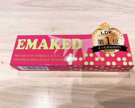 EMAKED(エマーキット)/水橋保寿堂製薬/まつげ美容液を使ったクチコミ(1枚目)