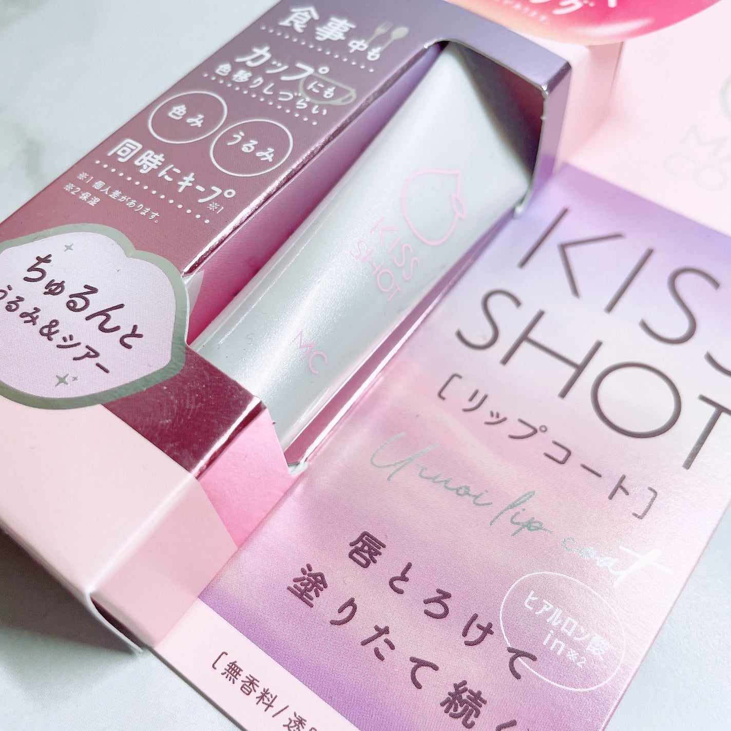 KISS SHOT /MAKE COVER/リップオイルを使ったクチコミ(7枚目)