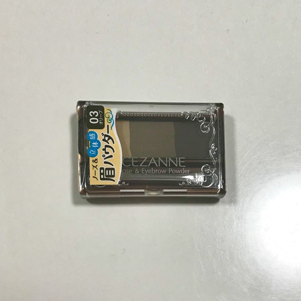 ノーズ＆アイブロウパウダー/CEZANNE/パウダーアイブロウを使ったクチコミ（1枚目）