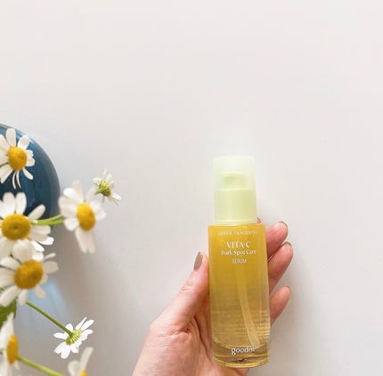 グリーンタンジェリン ビタC ダークスポットケアセラム/goodal/美容液を使ったクチコミ(1枚目)