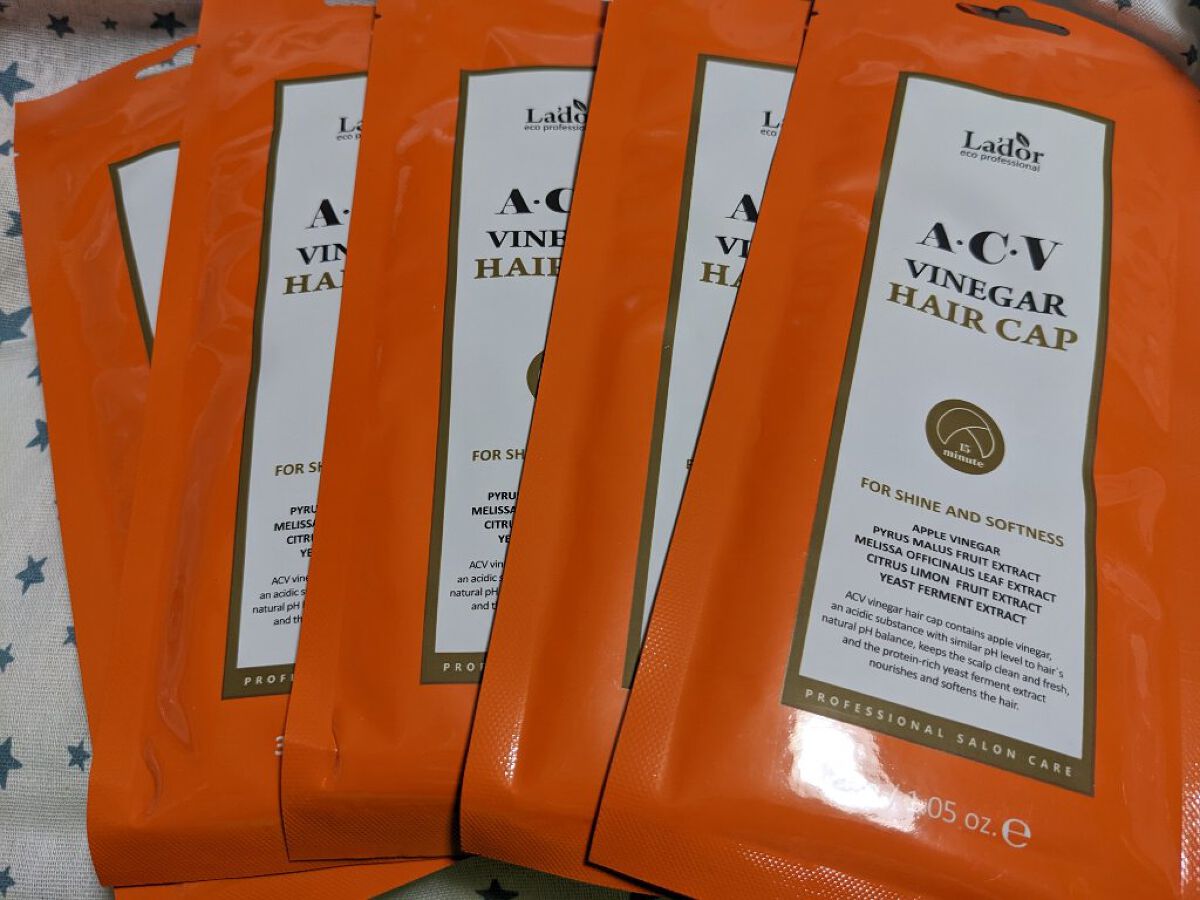 ACV VINEGAR HAIR CAP /La'dor/アウトバストリートメントを使ったクチコミ（2枚目）