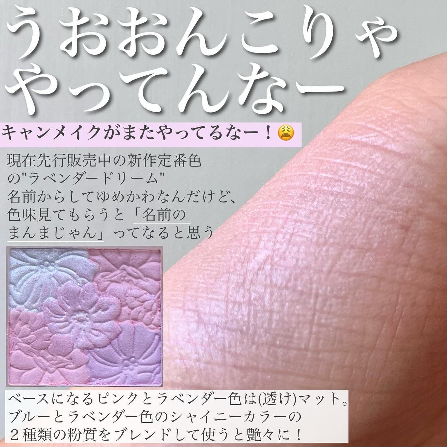 グロウフルールチークス(ブレンドタイプ)/キャンメイク/パウダーチークを使ったクチコミ(2枚目)