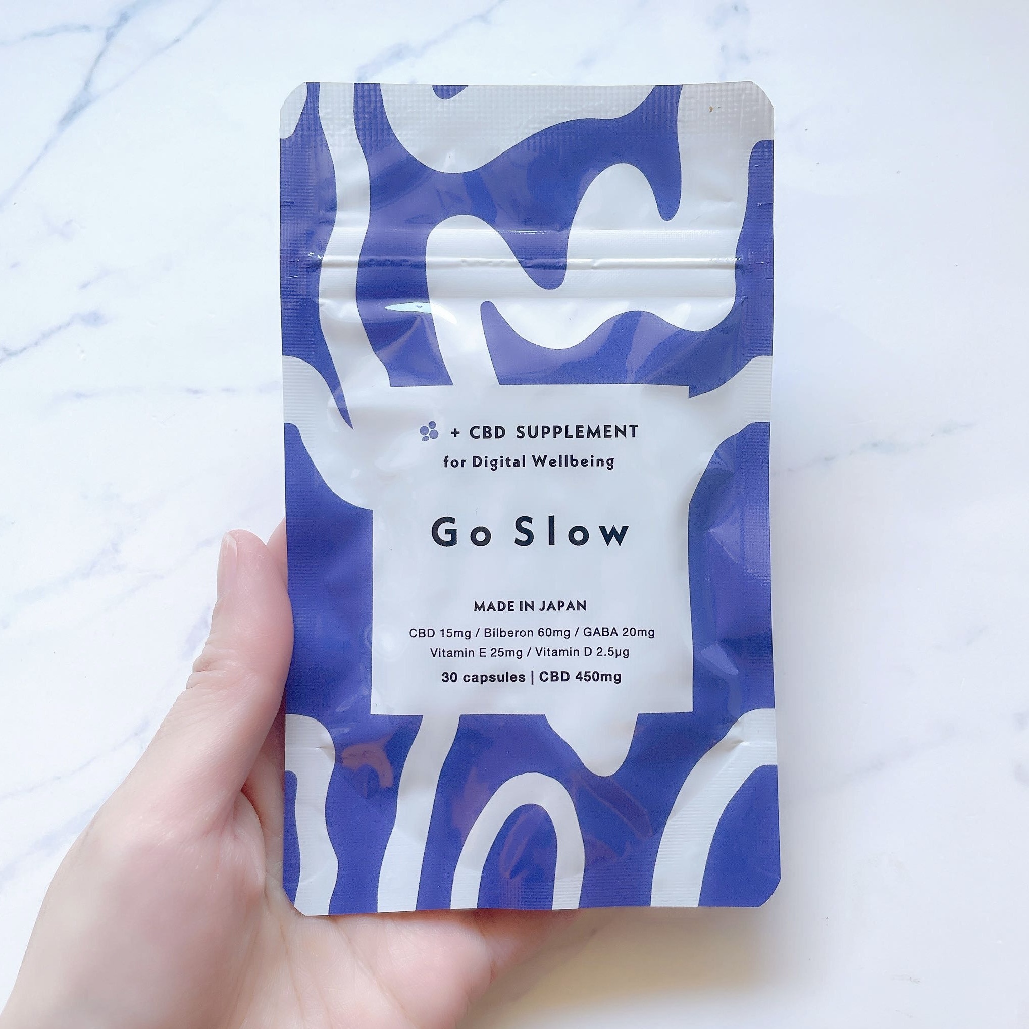 CBDサプリメント for デジタルウェルビーイング/Go Slow/健康サプリメントを使ったクチコミ（3枚目）