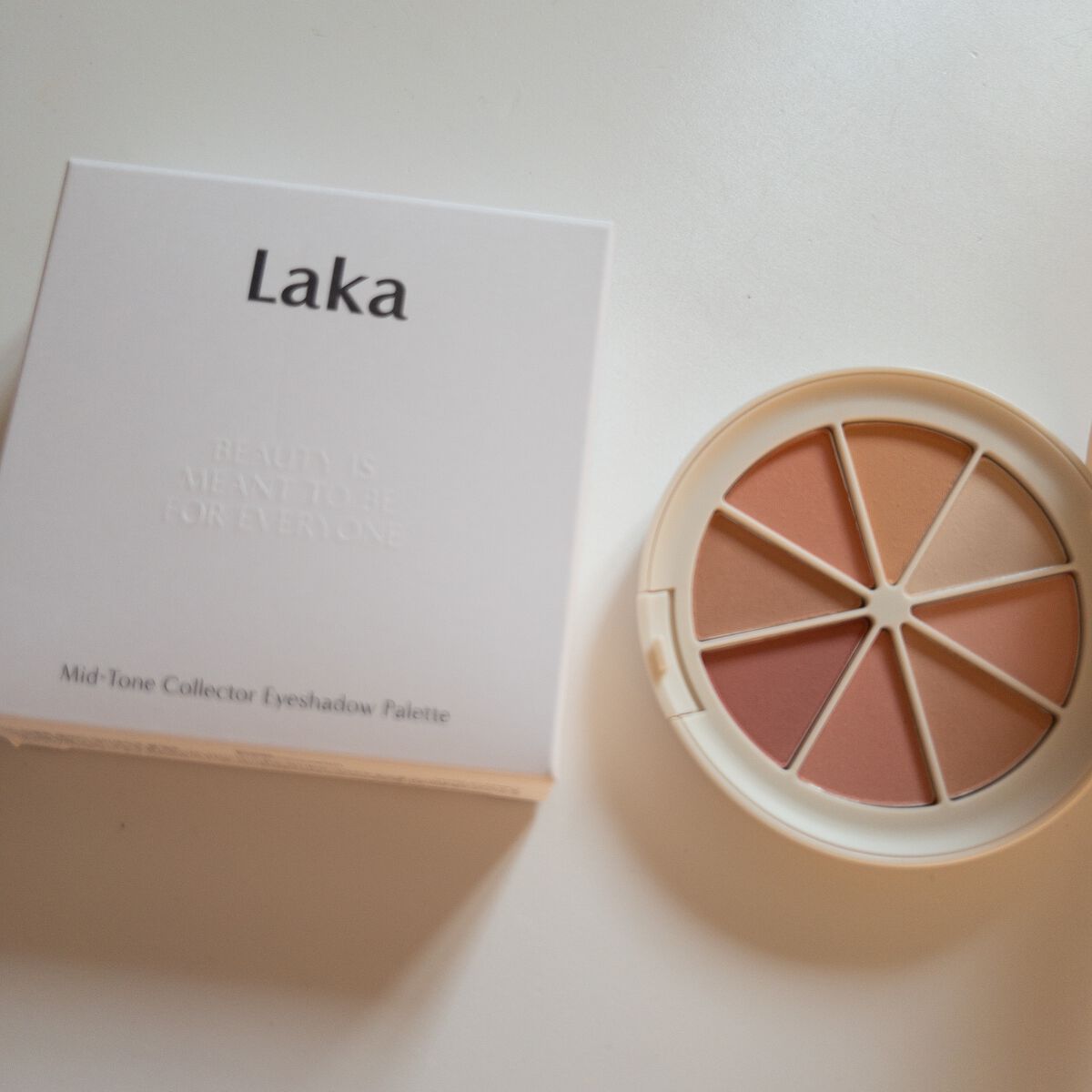 ミドルトーンアイシャドウコレクターパレット/Laka/アイシャドウパレットを使ったクチコミ(1枚目)