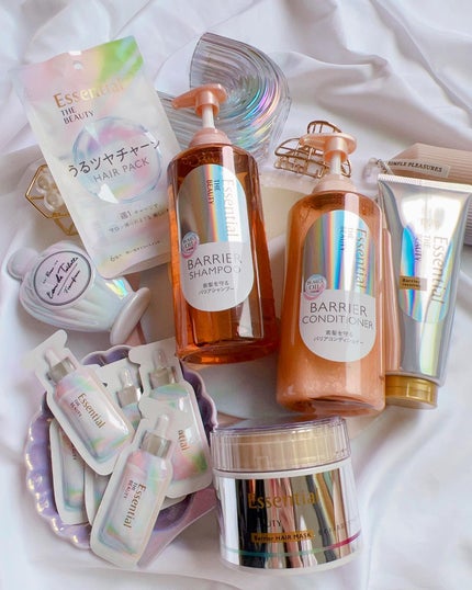 髪のキメ美容バリアトリートメント/エッセンシャル/洗い流すヘアトリートメントを使ったクチコミ(7枚目)