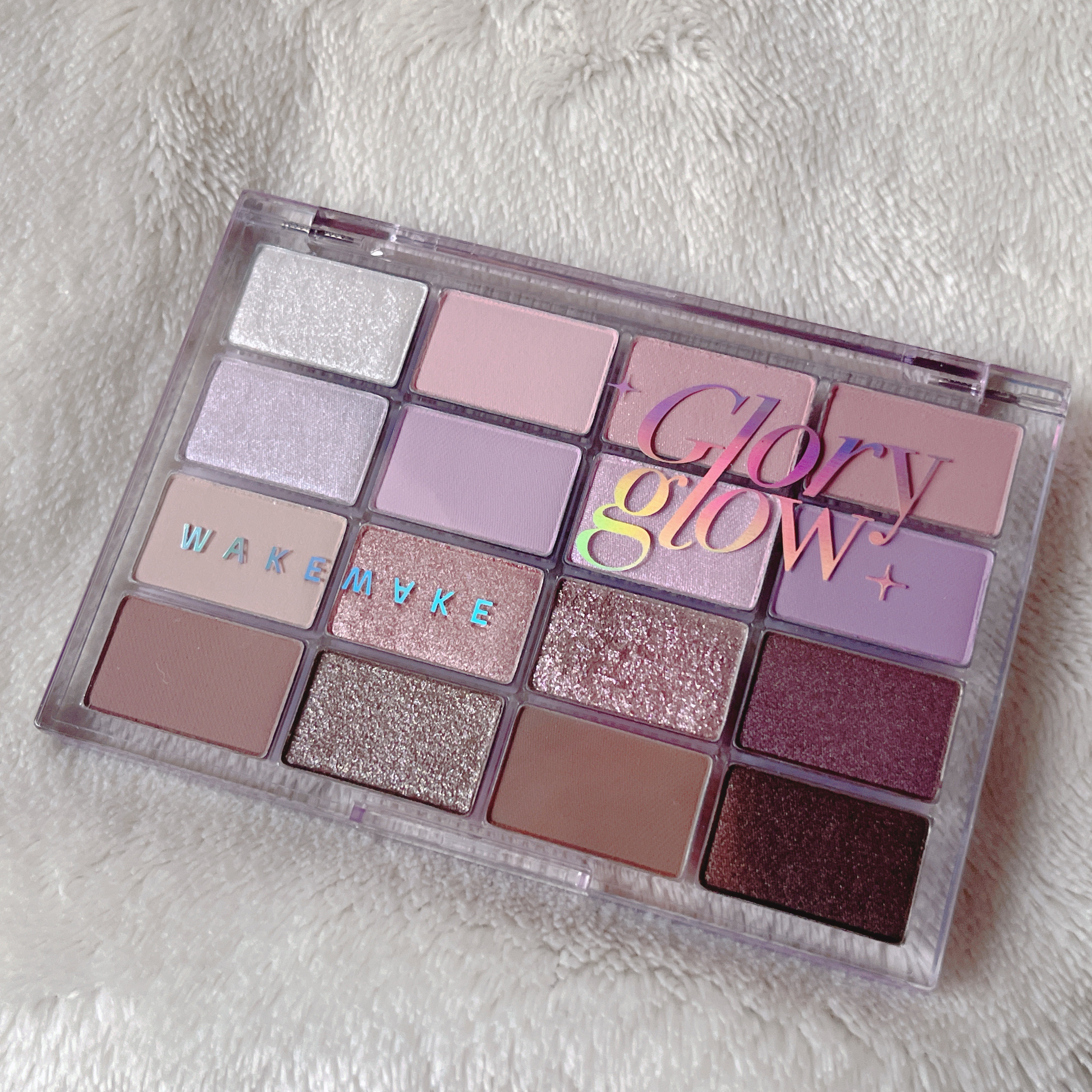 ソフトブラーリングアイパレット/wakemake/アイシャドウパレットを使ったクチコミ（2枚目）