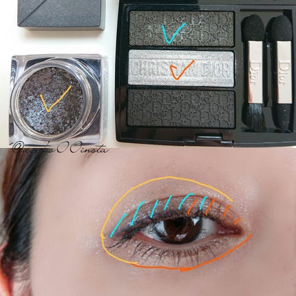 【旧】トリオ ブリック パレット/Dior/アイシャドウパレットを使ったクチコミ(4枚目)