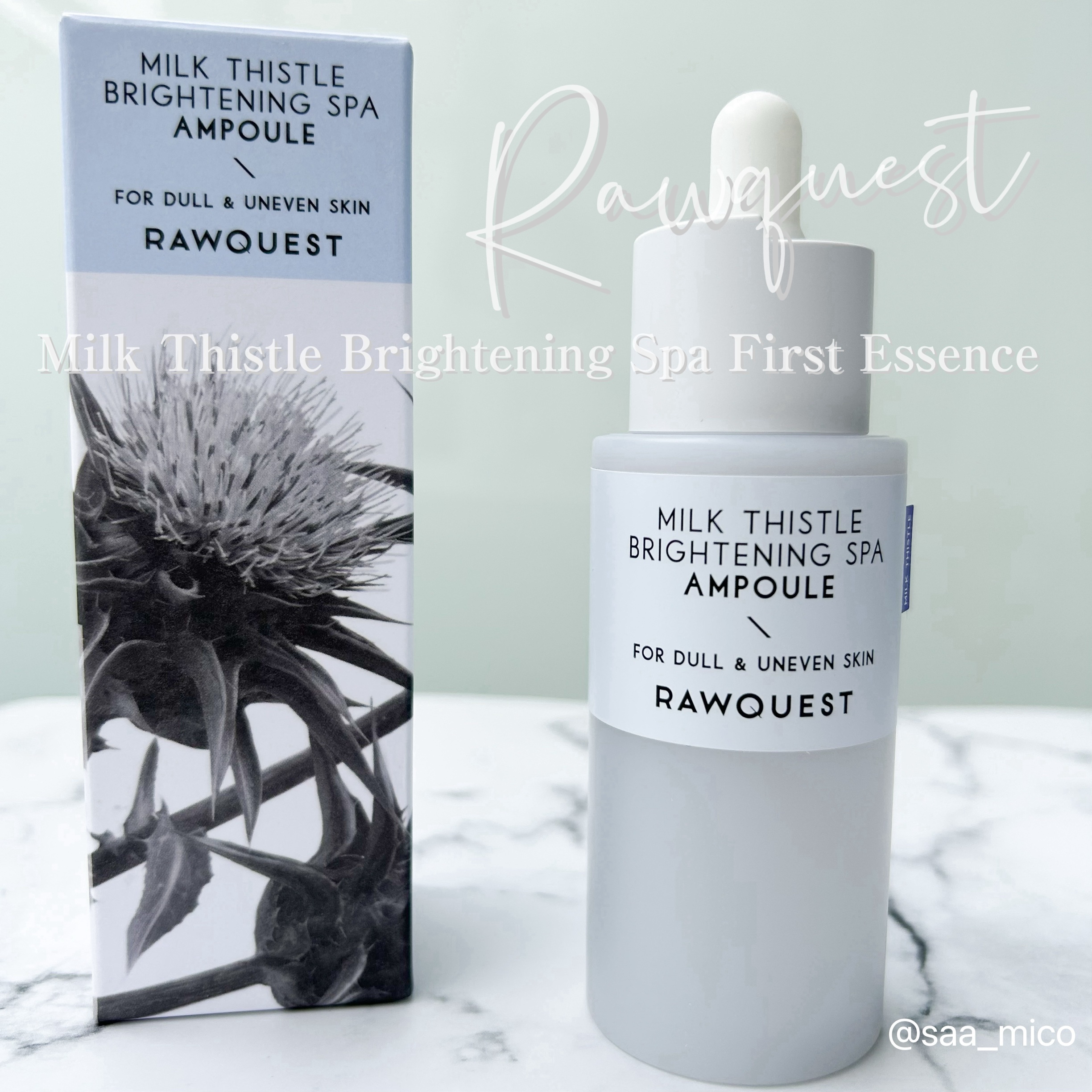 ミルクシスルブライトニングスパ アンプル/RAWQUEST/美容液を使ったクチコミ（1枚目）