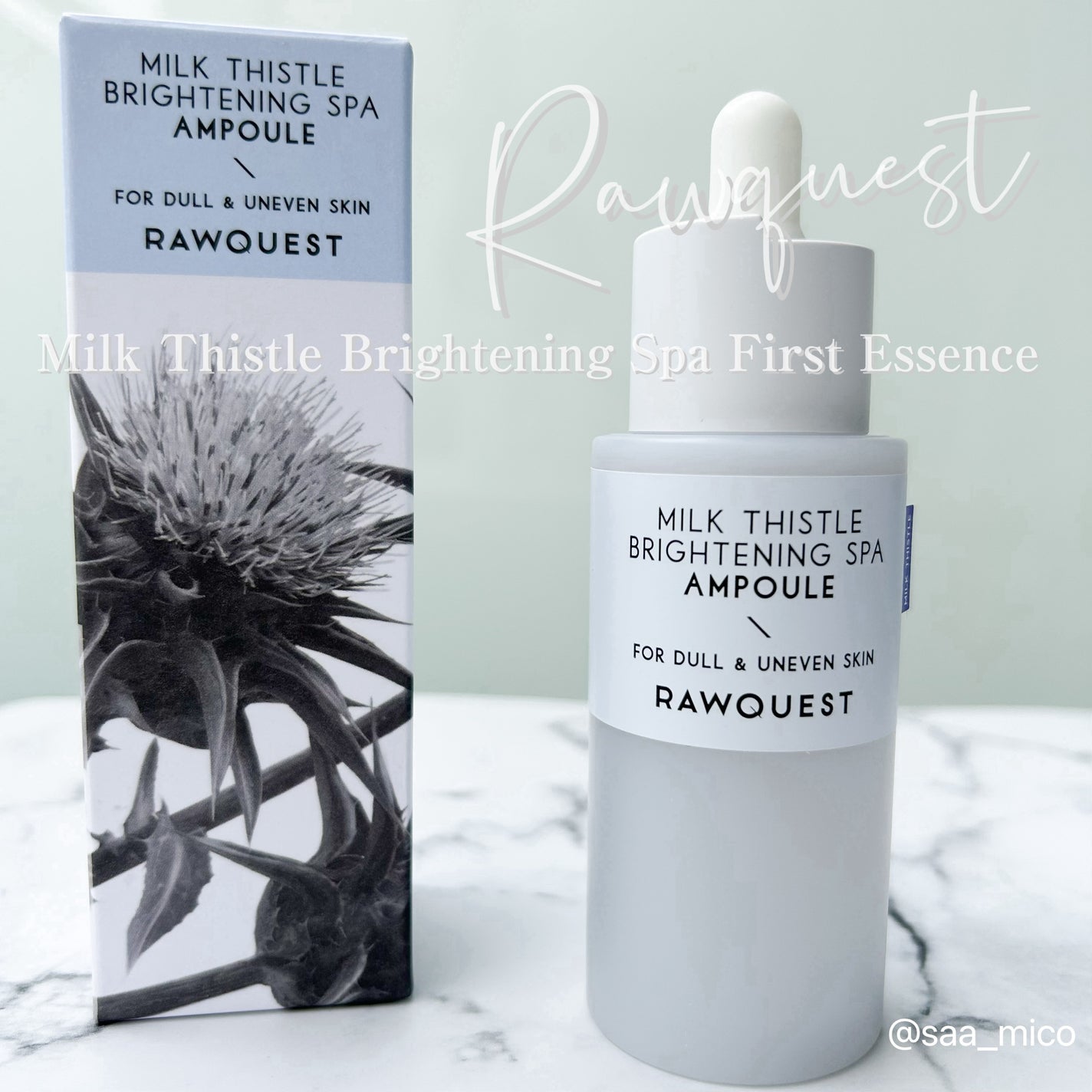 ミルクシスルブライトニングスパ アンプル/RAWQUEST/美容液を使ったクチコミ(1枚目)