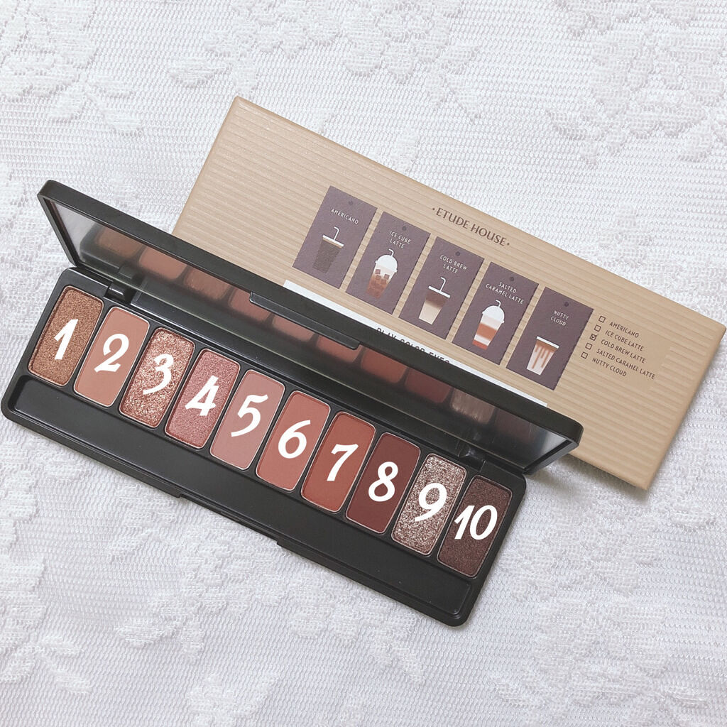 プレイカラー アイシャドウ/ETUDE/アイシャドウパレットを使ったクチコミ（2枚目）