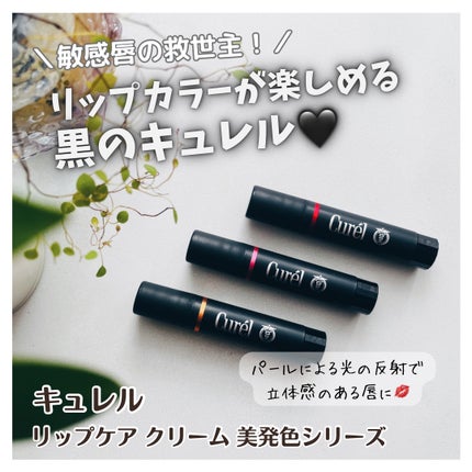 リップケア クリーム(美発色シリーズ)/キュレル/リップクリームを使ったクチコミ(1枚目)