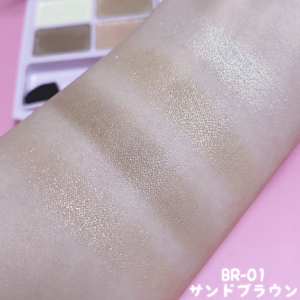 デイジードール アイカラー パレット G-01 アッシュミント/DAISY DOLL by MARY QUANT/アイシャドウパレットを使ったクチコミ（3枚目）