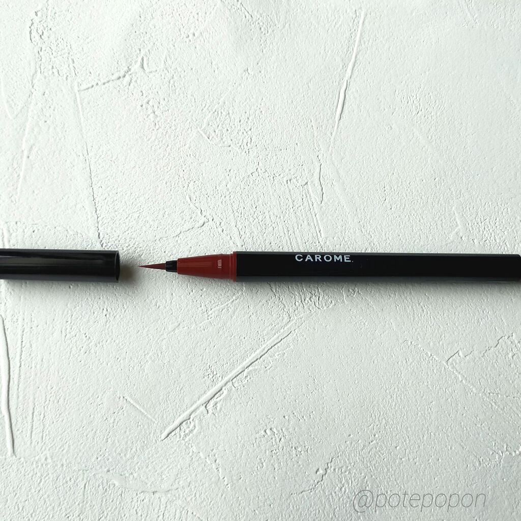 ウォータープルーフ リキッドアイライナー/CAROME./リキッドアイライナーを使ったクチコミ(3枚目)