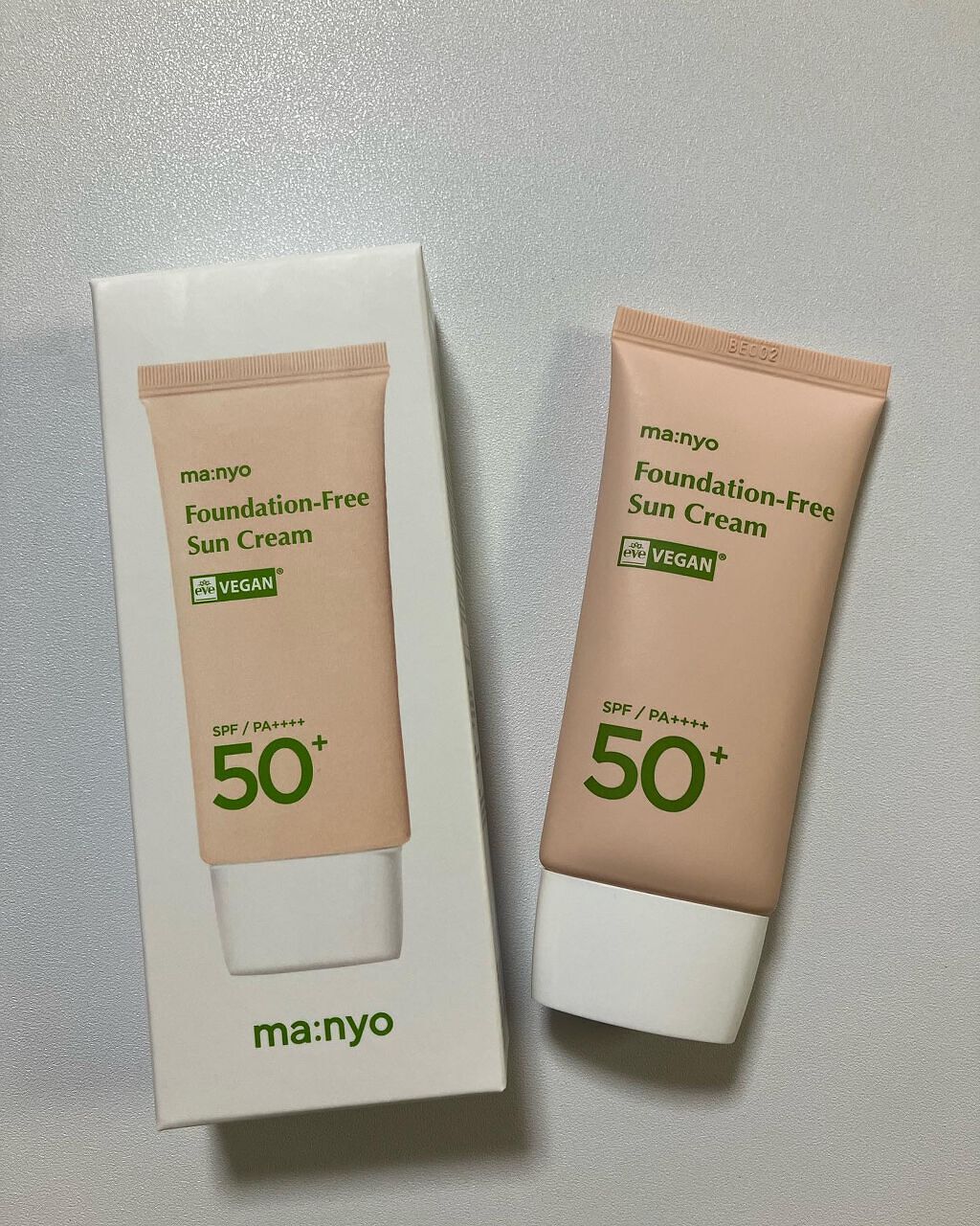 ファンデフリー サンクリーム/manyo/日焼け止めクリームを使ったクチコミ(1枚目)