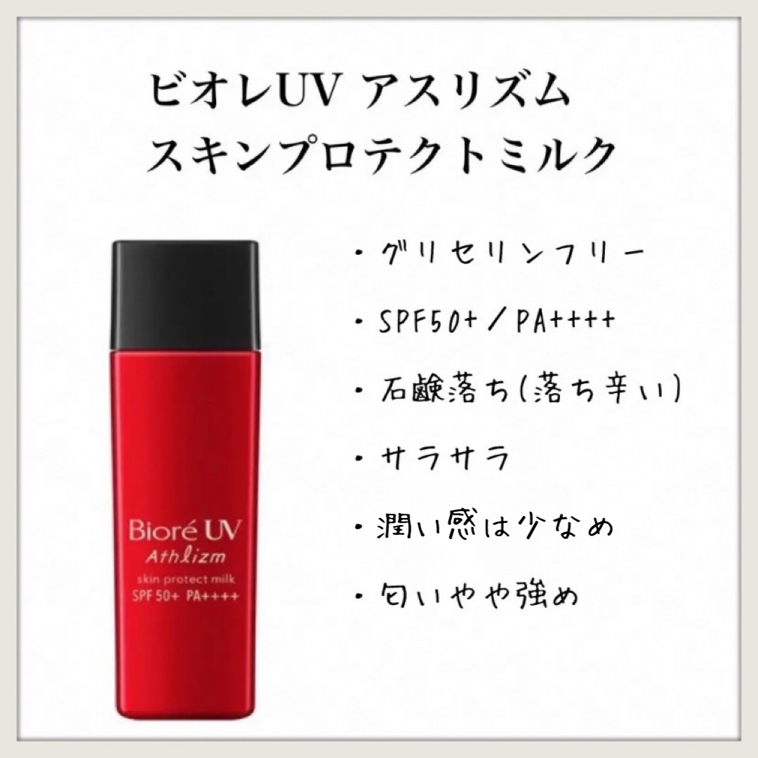 ビオレUV アスリズム スキンプロテクトミルク/ビオレ/日焼け止めミルクを使ったクチコミ（1枚目）