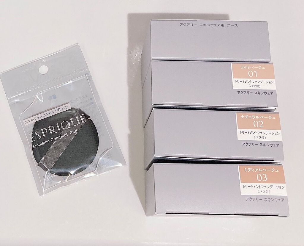 アクアリースキンウェア/ESPRIQUE/クッションファンデーションを使ったクチコミ(2枚目)