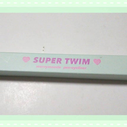 Super Twim Pen Eyeliner/Merrymonde/リキッドアイライナーを使ったクチコミ(1枚目)