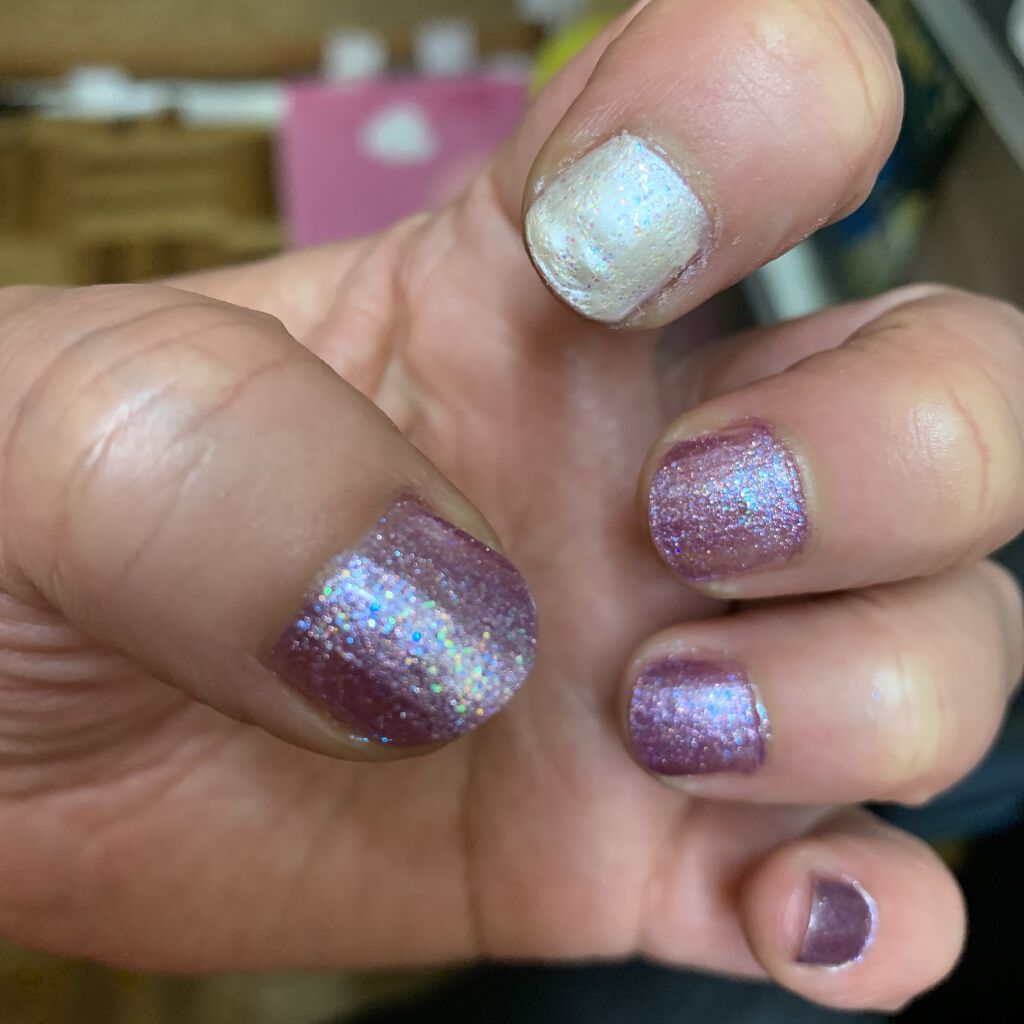 エルファー ネイルキッスB/DAISO/除光液を使ったクチコミ（2枚目）