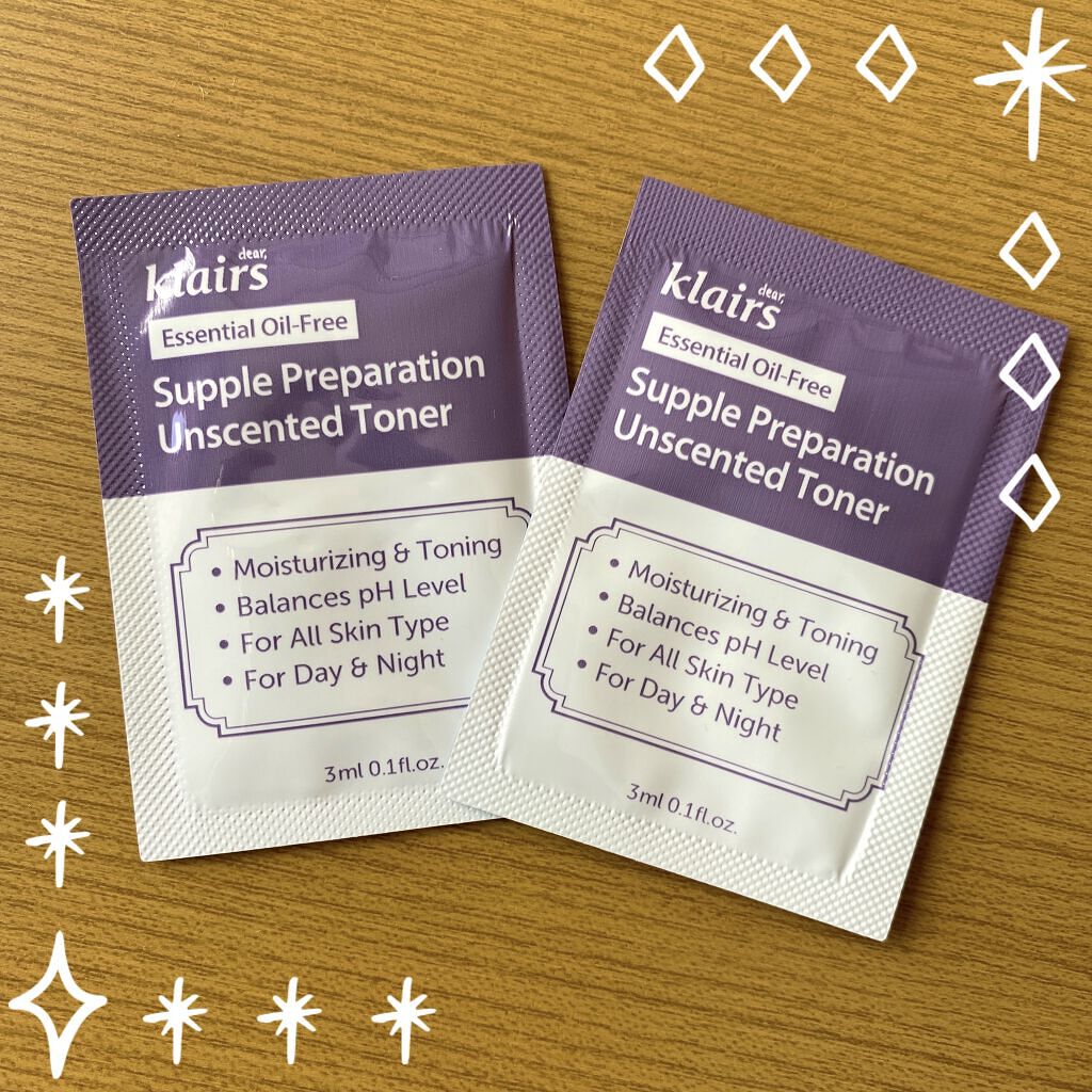 サプルプレパレーションアンセンテッドトナー(180ml)/Klairs/化粧水を使ったクチコミ（1枚目）