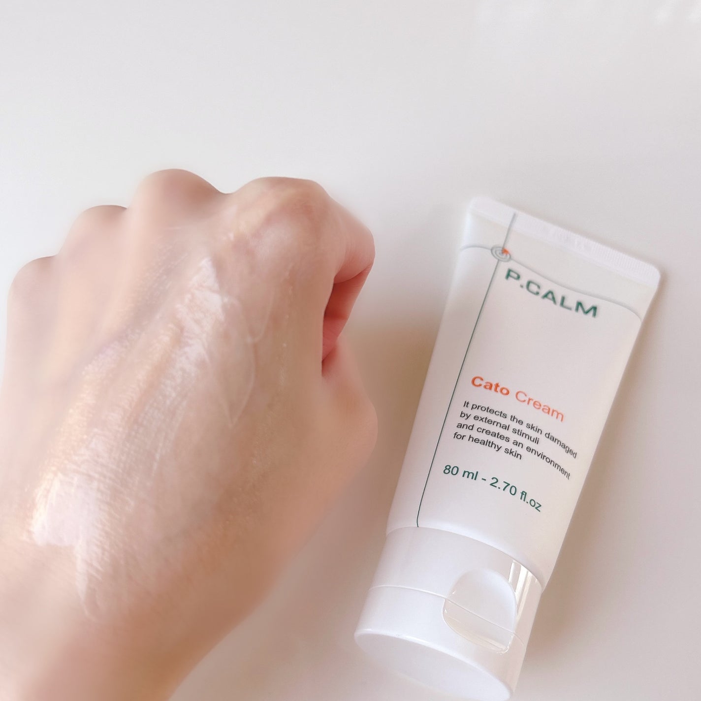カトクリーム/P.CALM/フェイスクリームを使ったクチコミ(3枚目)