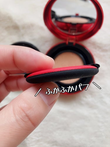 ハイパーカバーフィットクッション red/APRILSKIN/クッションファンデーションを使ったクチコミ（3枚目）