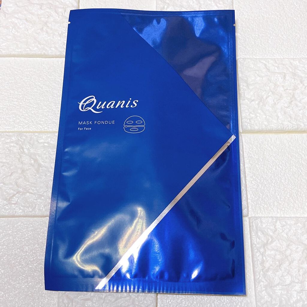 マスクフォンデュ/Quanis/シートマスク・パックを使ったクチコミ(1枚目)