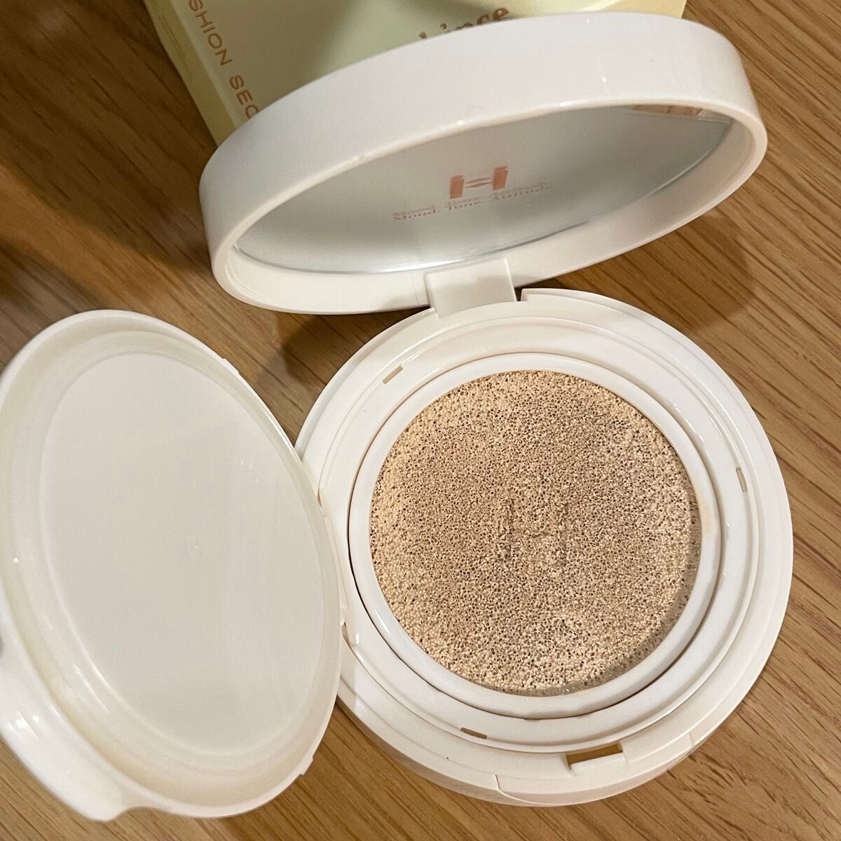 セカンドスキングロウクッション/hince/クッションファンデーションを使ったクチコミ(3枚目)