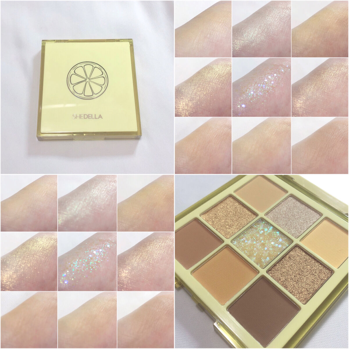 SHEDELLA  诗蒂娅九色眼影盘 (9 Colors Eye Shadow Palette)のクチコミ「‎𓊆 かわいさ弾ける向日葵パレット 𓊇





こんばんは 𓂅

💎麗薇💎です ‪𓂃 𓈒𓏸 .....」（2枚目）