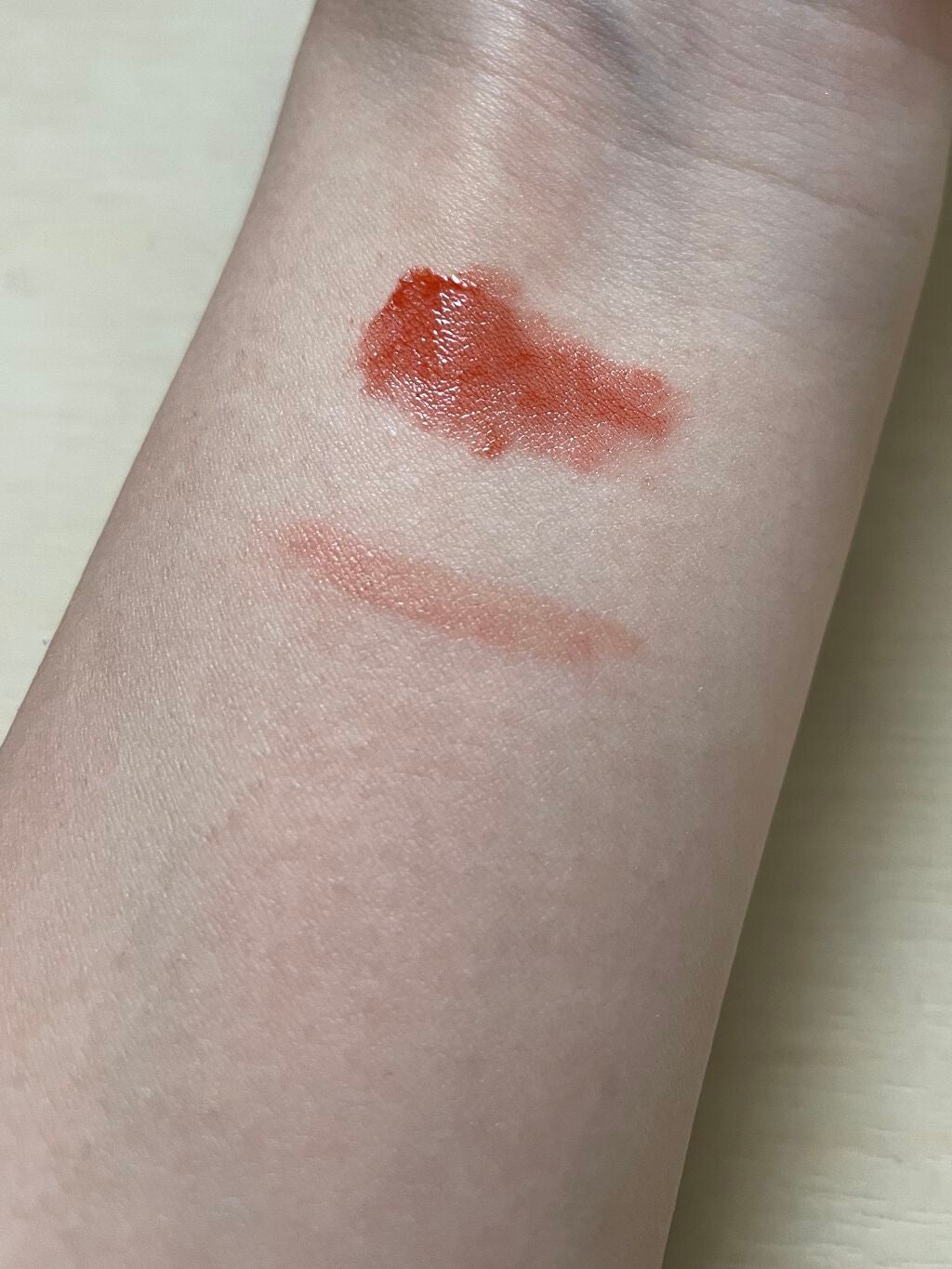 ジューシーラスティングティント/rom&nd/リップティントを使ったクチコミ(2枚目)