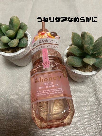&honey メルティ モイストリペア ヘアオイル 3.0/&honey/ヘアオイルを使ったクチコミ(1枚目)