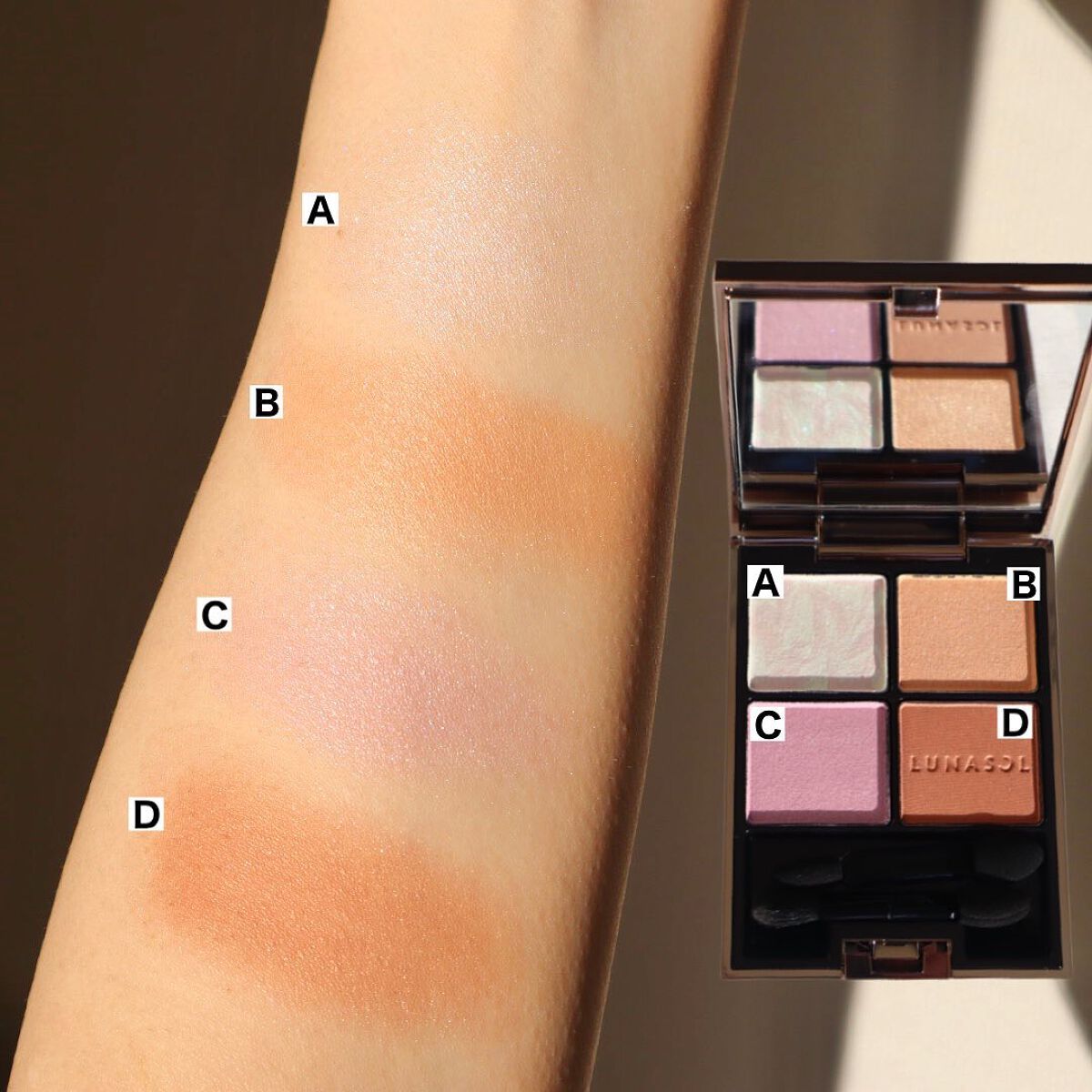 アイカラーレーション/LUNASOL/アイシャドウパレットを使ったクチコミ(4枚目)