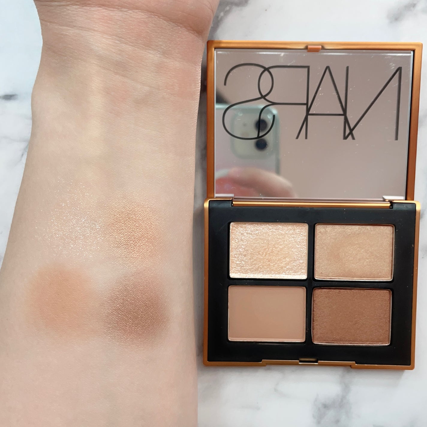 クワッドアイシャドー/NARS/アイシャドウパレットを使ったクチコミ(3枚目)