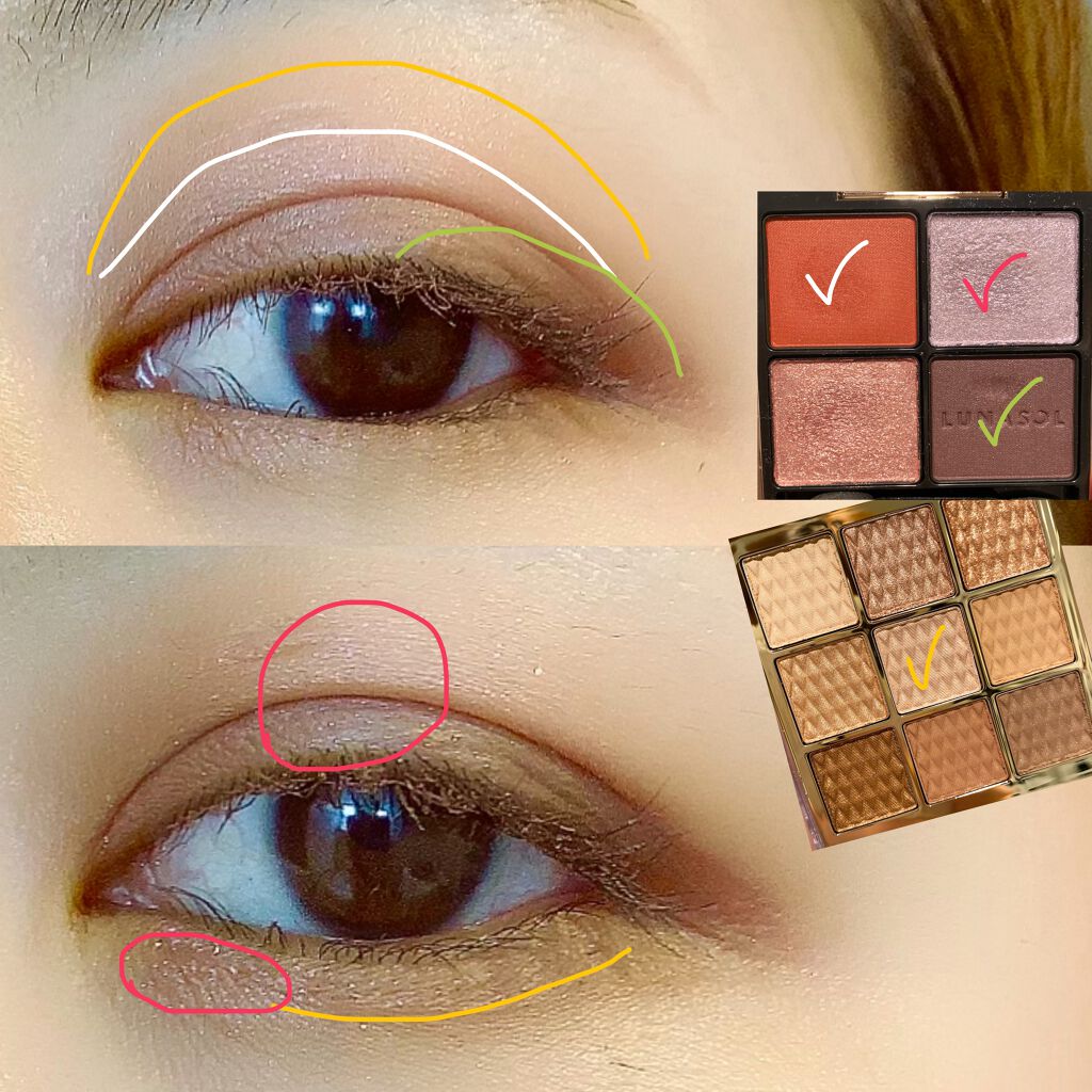 ホリデーフェイバリット2019/LUNASOL/メイクアップキットを使ったクチコミ（2枚目）