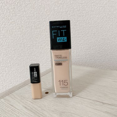 フィットミー リキッドファンデーション R/MAYBELLINE NEW YORK/リキッドファンデーションを使ったクチコミ（1枚目）