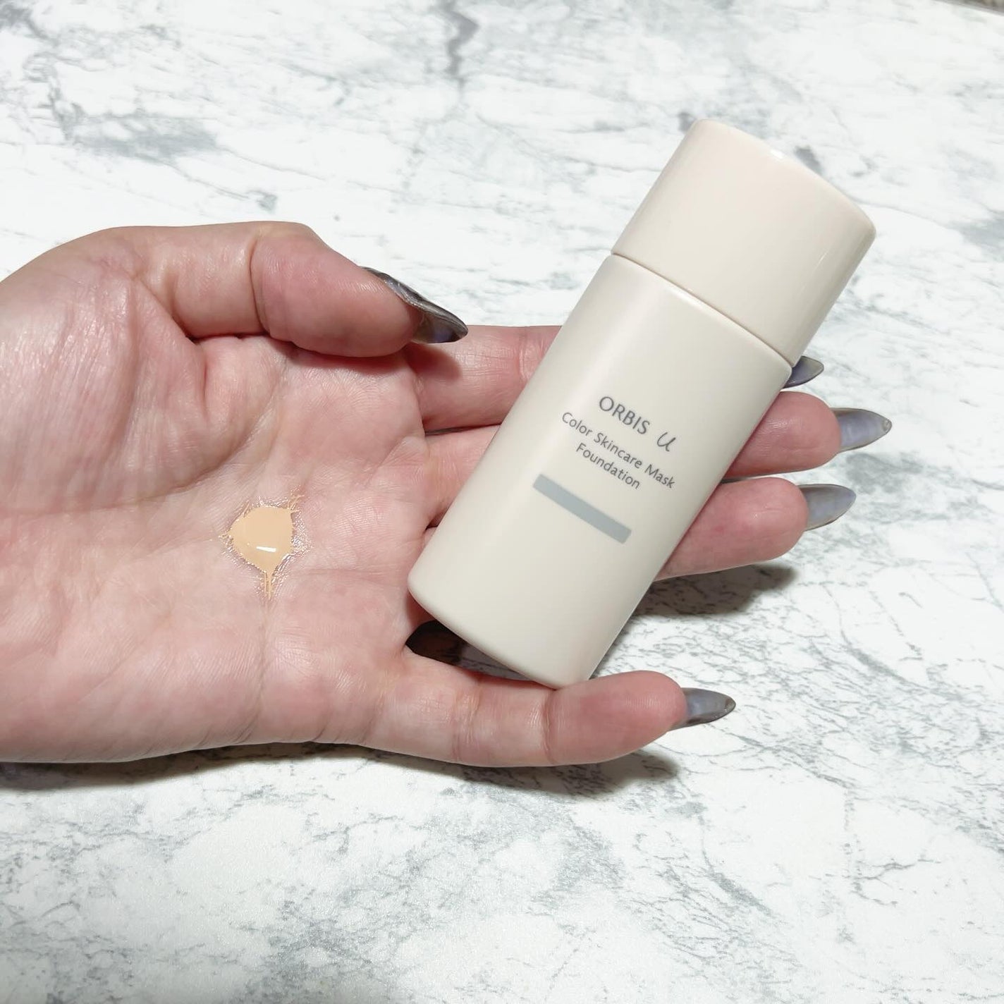 オルビスユー カラースキンケアマスク ファンデーション/オルビス/リキッドファンデーションを使ったクチコミ(3枚目)