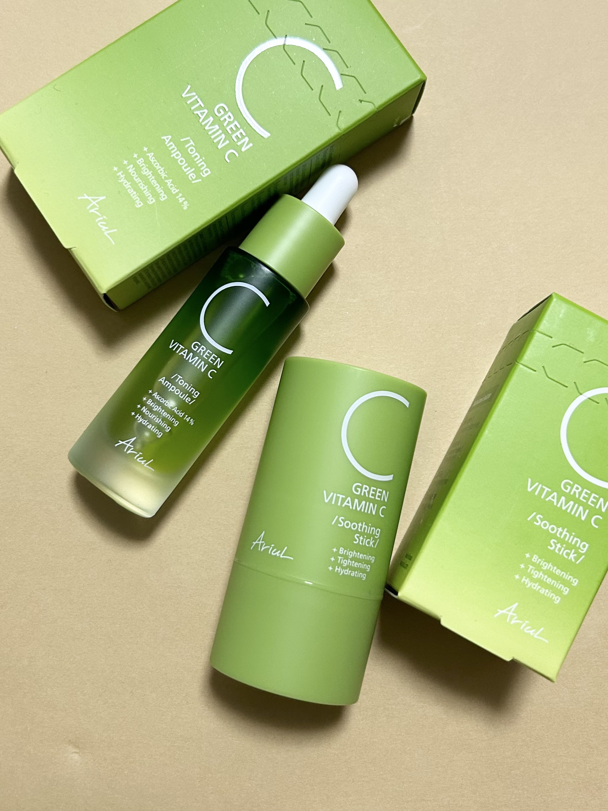 グリーンビタミンCスティック/Ariul/フェイスバームを使ったクチコミ（1枚目）