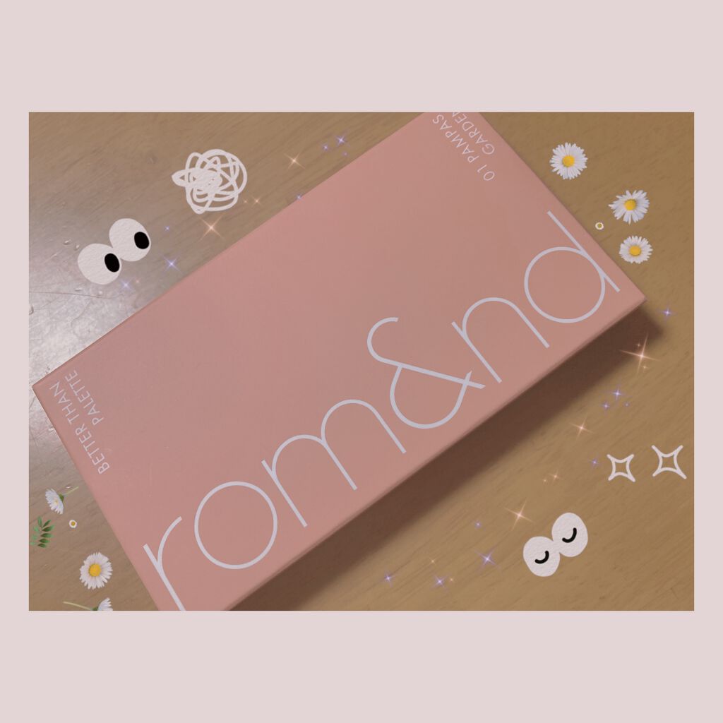 ベターザンパレット/rom&nd/アイシャドウパレットを使ったクチコミ（1枚目）