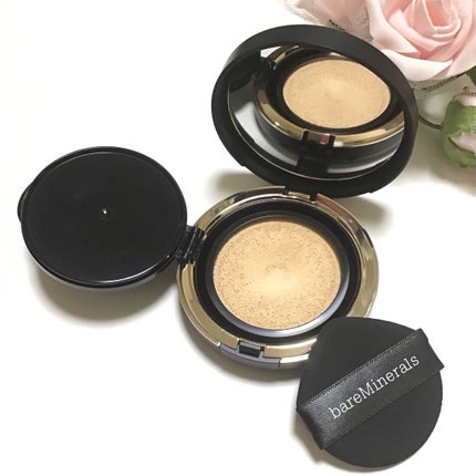 オリジナル ピュア セラム カバーアップ クッション フェアリーライト 03/bareMinerals/クッションファンデーションを使ったクチコミ(3枚目)