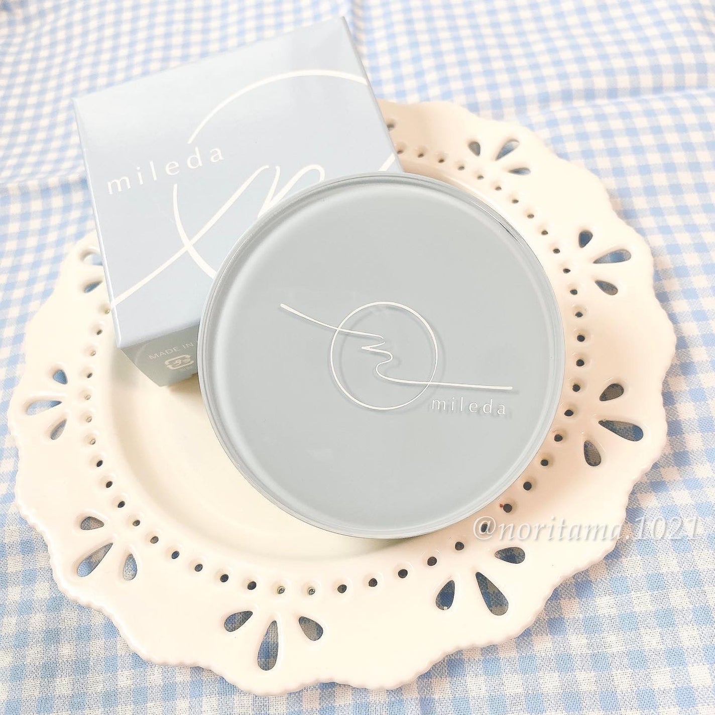 スムースフィットファンデーション/mileda/パウダーファンデーションを使ったクチコミ(6枚目)