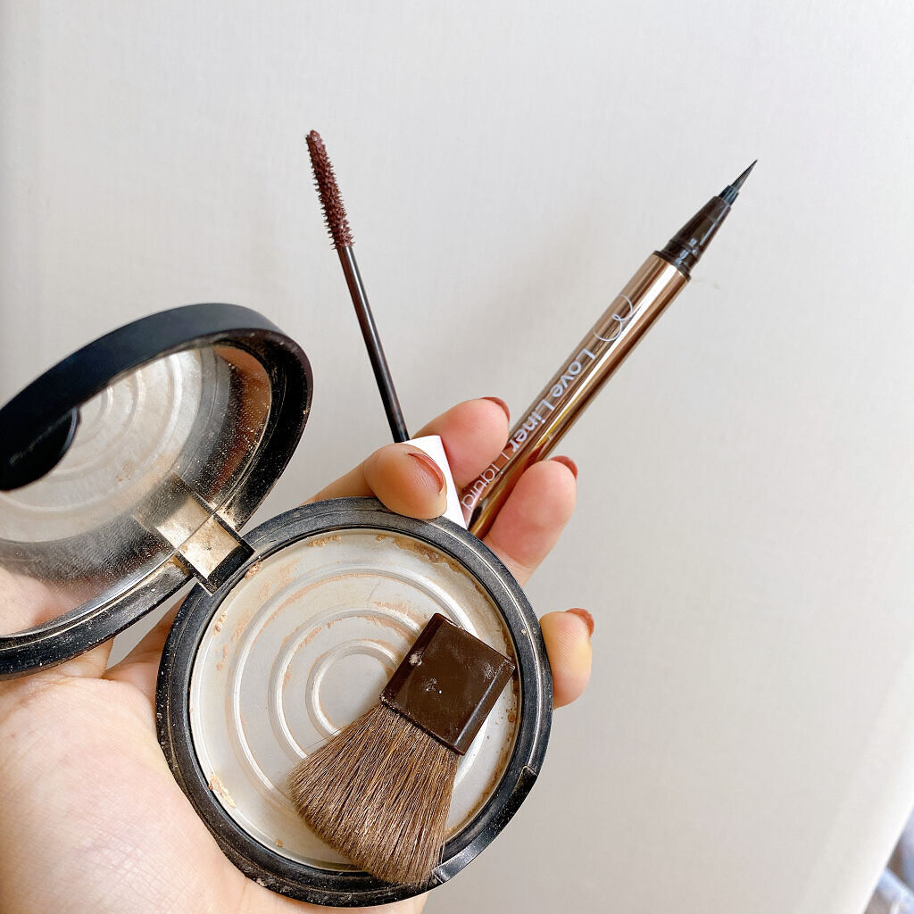 プレミアムボリューム＆カールマスカラN ナチュラルブラウン/Leanani/マスカラを使ったクチコミ（2枚目）