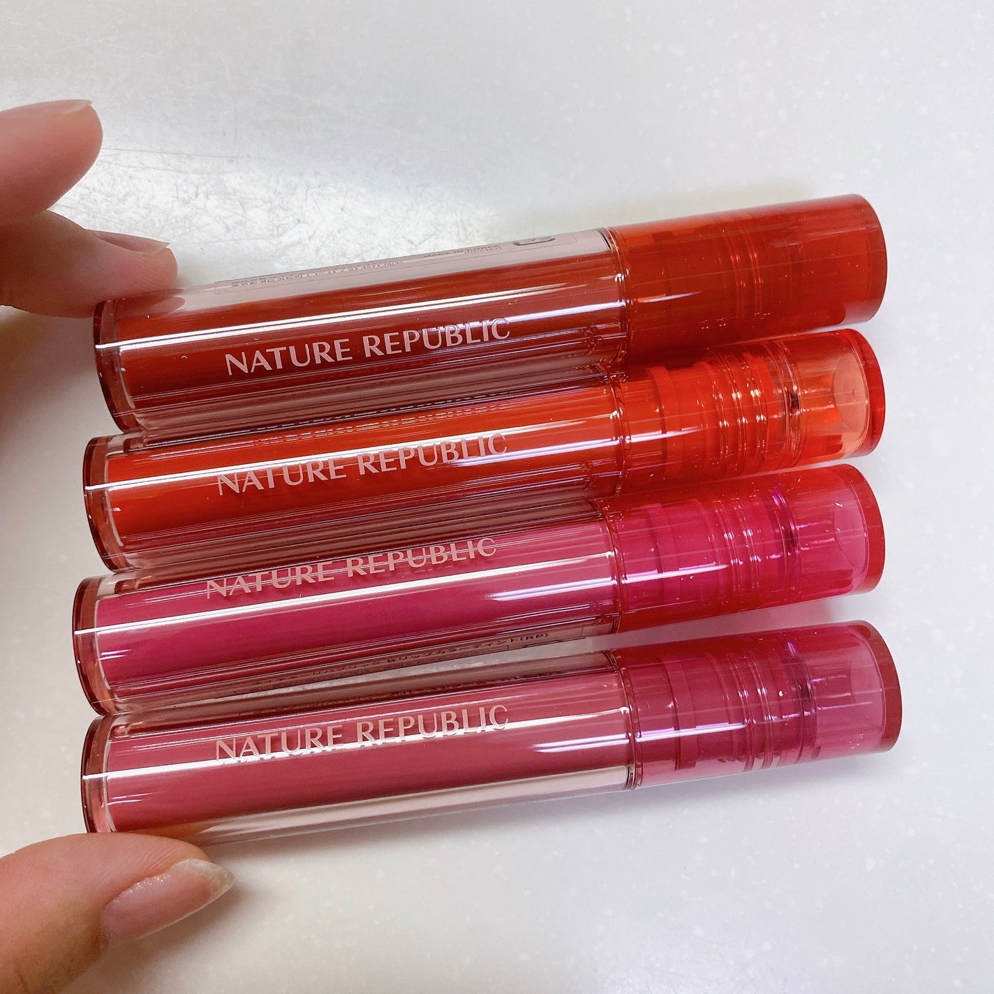 バイフラワーグラスデューティント/ネイチャーリパブリック/リップティントを使ったクチコミ(3枚目)